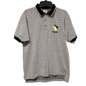 Vintage Dynasty Pittsburgh Penguins Polo Shirt